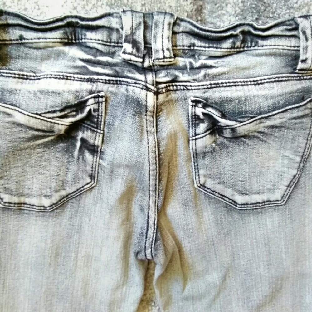 🔥SALE! Low Rise Blue Asphalt Washed Out Jeans